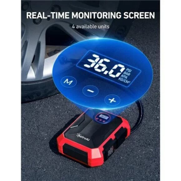 Tire Inflator Air Compressor 12V DC Portable Air Compressor - Picture 2 of 7